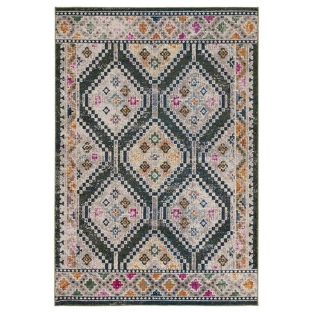 Safavieh 4 x 6 ft. Madison Rectangle Area Rug Dark Green & Beige MAD481Y-4